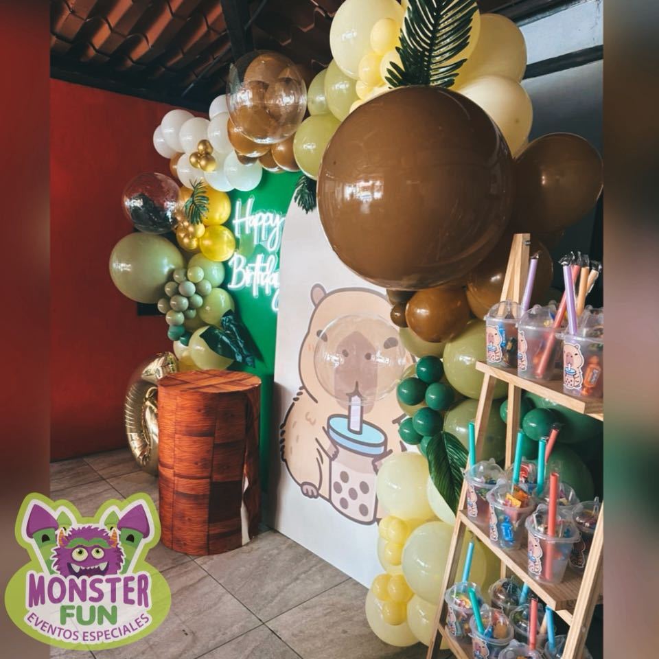 Decoración temática con globos