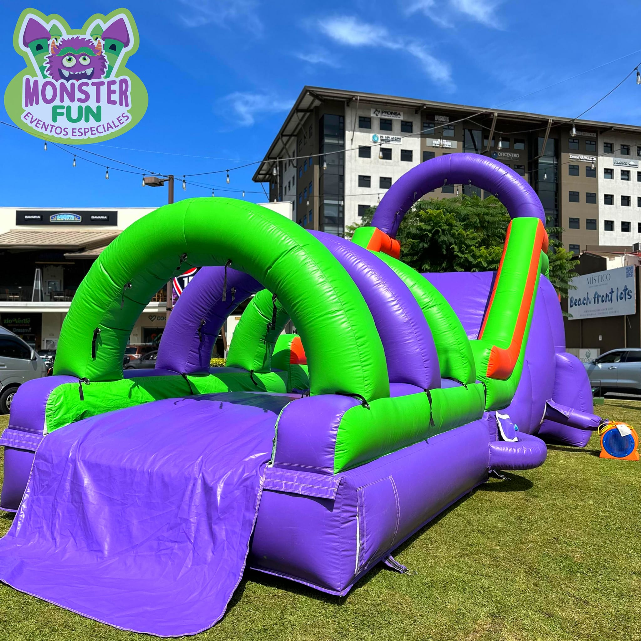 Inflable instalado para evento