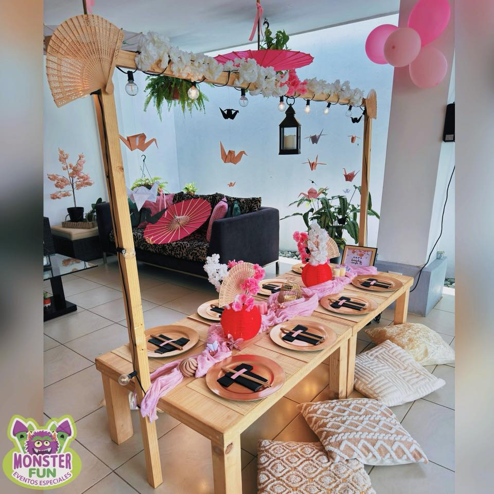 Decoración temática para fiesta